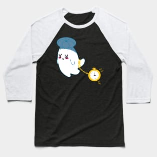 Little Ghost Time Baseball T-Shirt